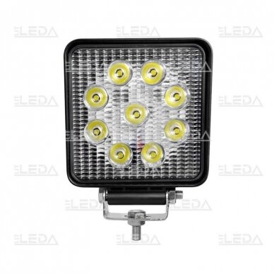 LED work lamp 27W/30° (spotlight, square) 1