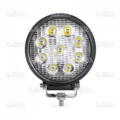 LED work light 27W/30° (spotlight, round)