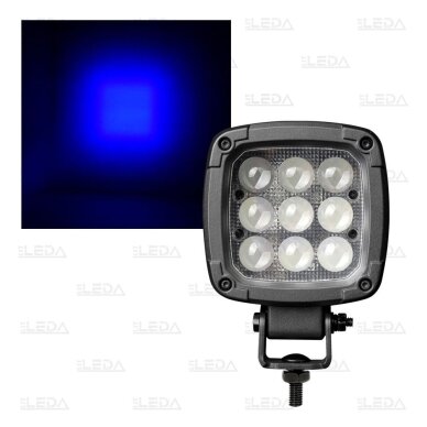 LED darbo žibintas 30W 230lm, mėlyna šviesa purkštuvams LED darbo žibintas 30W 230lm, mėlyna šviesa purkštuvams