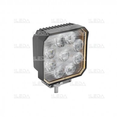 LED darbo žibintas 35W; 3800 lm; (9x5W plataus spindulio); apsauga nuo perkaitimo; ECE R10