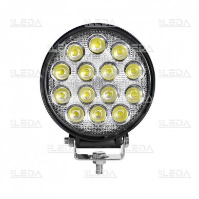 LED work lamp 42W/60° (floodlight, round)