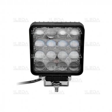 LED work light 48W/60, 5D CREE (flood light, square)