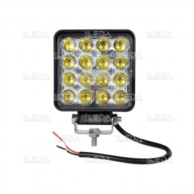 LED work light 48W/30° (spotlight, square) 1