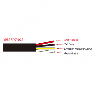 LED Galinis Žibintas 3 funkcijų, 12-24V, Ø136mm 6