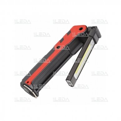 Rechargeable LED Work light (3W + 5W COB LED) 2
