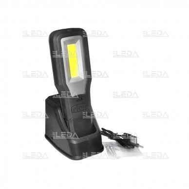 Rechargeable LED Work light (5W + 10W COB LED, with power bank function) 4