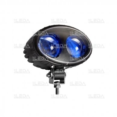 LED forklift light 10-80V, 10W, CREE; blue spot light