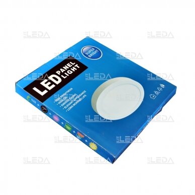 LED ceiling light (round panel with frame) 36W