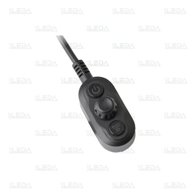 LED motorcycle work lights 40W, 4000lm, combined beam, 3.5" round, 2 pcs, ECE R10, R148, R149 7