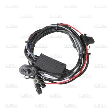 LED motorcycle work lights 40W, 4000lm, combined beam, 3.5" round, 2 pcs, ECE R10, R148, R149 8 LED motorcycle work lights 40W, 4000lm, combined beam, 3.5" round, 2 pcs, ECE R10, R148, R149 8