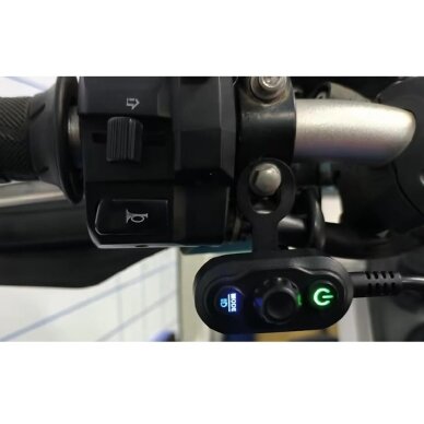 LED motorcycle work lights 40W, 4000lm, combined beam, 3.5" round, 2 pcs, ECE R10, R148, R149 6