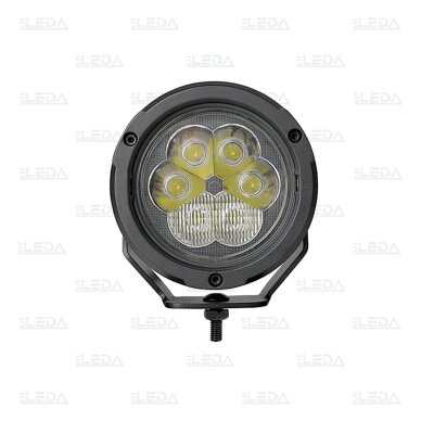 LED motorcycle work lights 60W, 5400lm, combo beam, 4.5" round, 2 pcs, ECE R10, R148, R149 2
