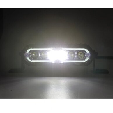 LED moto darbo žibintai 60W, 6100lm, kombinuoto spindulio, 6" stačiakampis, 2vnt, ECE R10, R148, R149 11 LED moto darbo žibintai 60W, 6100lm, kombinuoto spindulio, 6" stačiakampis, 2vnt, ECE R10, R148, R149 11