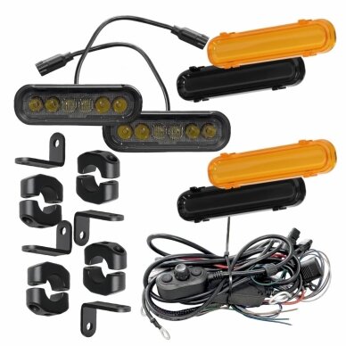 LED moto darbo žibintai 60W, 6100lm, kombinuoto spindulio, 6" stačiakampis, 2vnt, ECE R10, R148, R149 14 LED moto darbo žibintai 60W, 6100lm, kombinuoto spindulio, 6" stačiakampis, 2vnt, ECE R10, R148, R149 14
