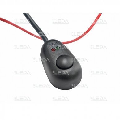 LED pajungimo laidai (dviejų kontaktų, su nuotolinio valdymo pulteliu) 5