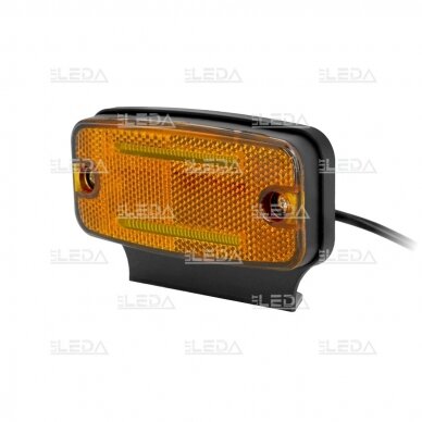 LED šoninis žibintas - atšvaitas, oranžinis 1 LED šoninis žibintas - atšvaitas, oranžinis 1