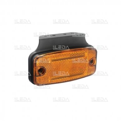 LED šoninis žibintas - atšvaitas, oranžinis LED šoninis žibintas - atšvaitas, oranžinis
