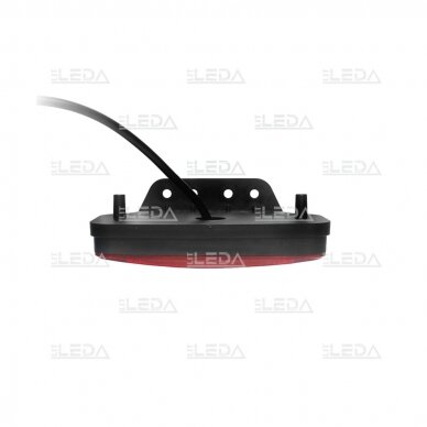 LED side marker light with reflex reflector, red 3