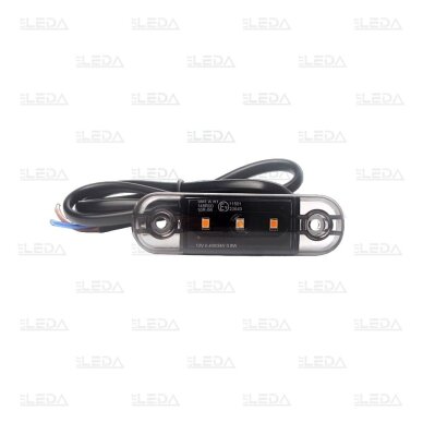 LED šoninis gabarito žibintas, 12-24V, oranžinis 1 LED šoninis gabarito žibintas, 12-24V, oranžinis 1