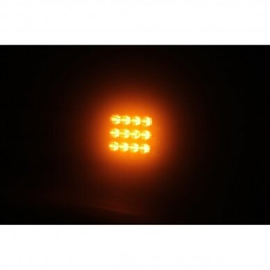 LED mini warning light, amber 12-24V 6