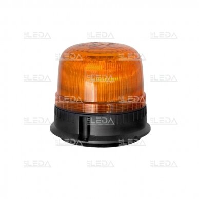 LED švyturėlis oranžinis, 12/24V; su magnetu; deimantinio stiklo; ECE R65, ECE R10 3