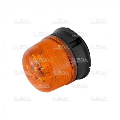 LED švyturėlis oranžinis, 12/24V; su magnetu; deimantinio stiklo; ECE R65, ECE R10 5
