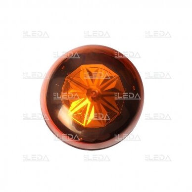 LED švyturėlis oranžinis, pakraunamas, magnetinis, su valdymo pulteliu; ECE R65, ECE R10 2