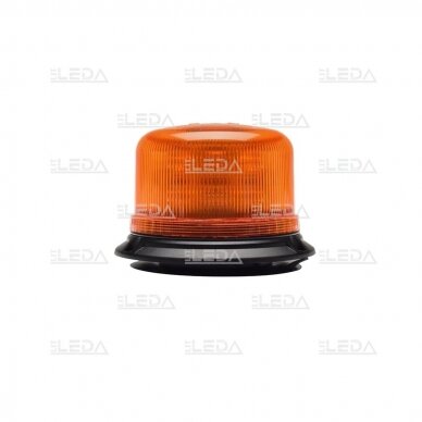 LED švyturėlis oranžinis su magnetu ir prisukamas 12-24V