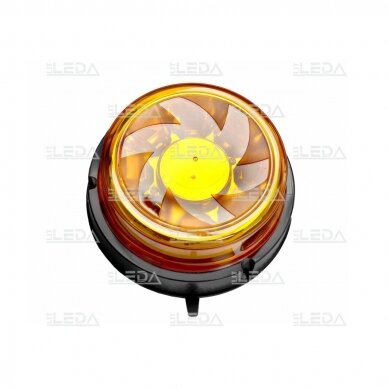 Sertifikuotas LED švyturėlis oranžinis (su magnetu ir 3 varžtais)