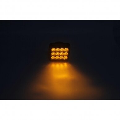 LED warning light rechargeable set, amber, magnetic 11