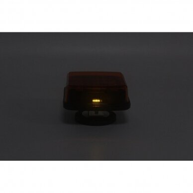 LED warning light rechargeable set, amber, magnetic 14