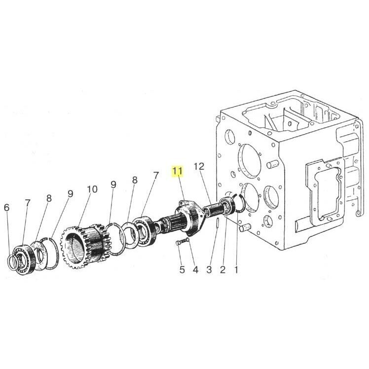Bearing housing 70-1701186  1