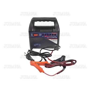Battery charger 6A, 6/12V, 6 diodes