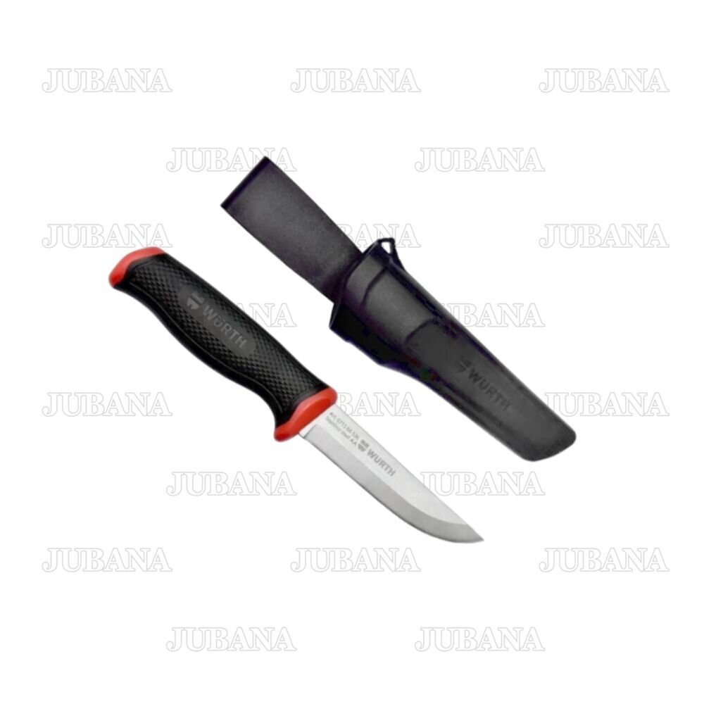 Peilis nerūdijančio plieno su 2K rankena 220 mm, WURTH Peilis nerūdijančio plieno su 2K rankena 220 mm, WURTH