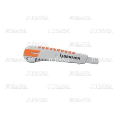 Peilis ALU su gumine rankena, 9 mm, BERNER