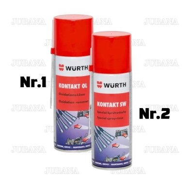 Oxide cleaner for electrical contacts OL No.1 (spray) 200 ml WURTH Oxide cleaner for electrical contacts OL No.1 (spray) 200 ml WURTH