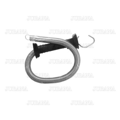 Electric fence gate handle with spring 5 m, 706002FA