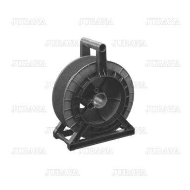 Reel for electric fence wire and cables, without brake