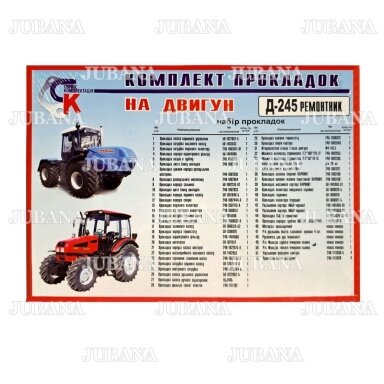 RMK variklio tarpinių komplektas D-245