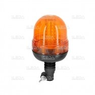 Sertifikuotas LED švyturėlis oranžinis tvirtinimas ant vamzdžio R10, 12V-24V
