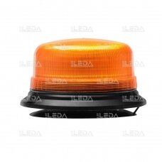 Sertifikuotas LED švyturėlis oranžinis su magnetiniu padu ECE-R65, R10 12V-24V