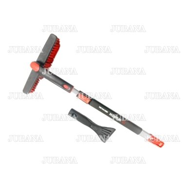 Telescopic snow removal brush with ice scraper, WURTH