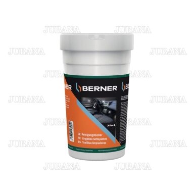 Cleaning wipes X-in-1, 100 pcs., BERNER
