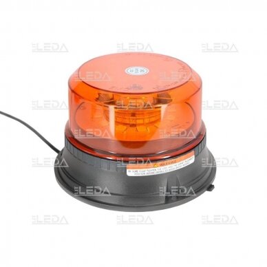 LED magnetic mount micro dome beacon, 12-24V; ECE R65, ECE R10