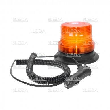 LED magnetic mount micro dome beacon, 12-24V 1