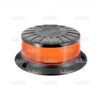 Sertifikuotas mini LED švyturėlis oranžinis su magnetu ir prisukamas ECE-R65, R10, 12V-24V