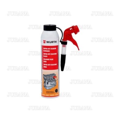 Silikonas SUPER RTV PLUS (juodas, nuo -60 iki 260 (300) °C) 200 ml WURTH Silikonas SUPER RTV PLUS (juodas, nuo -60 iki 260 (300) °C) 200 ml WURTH