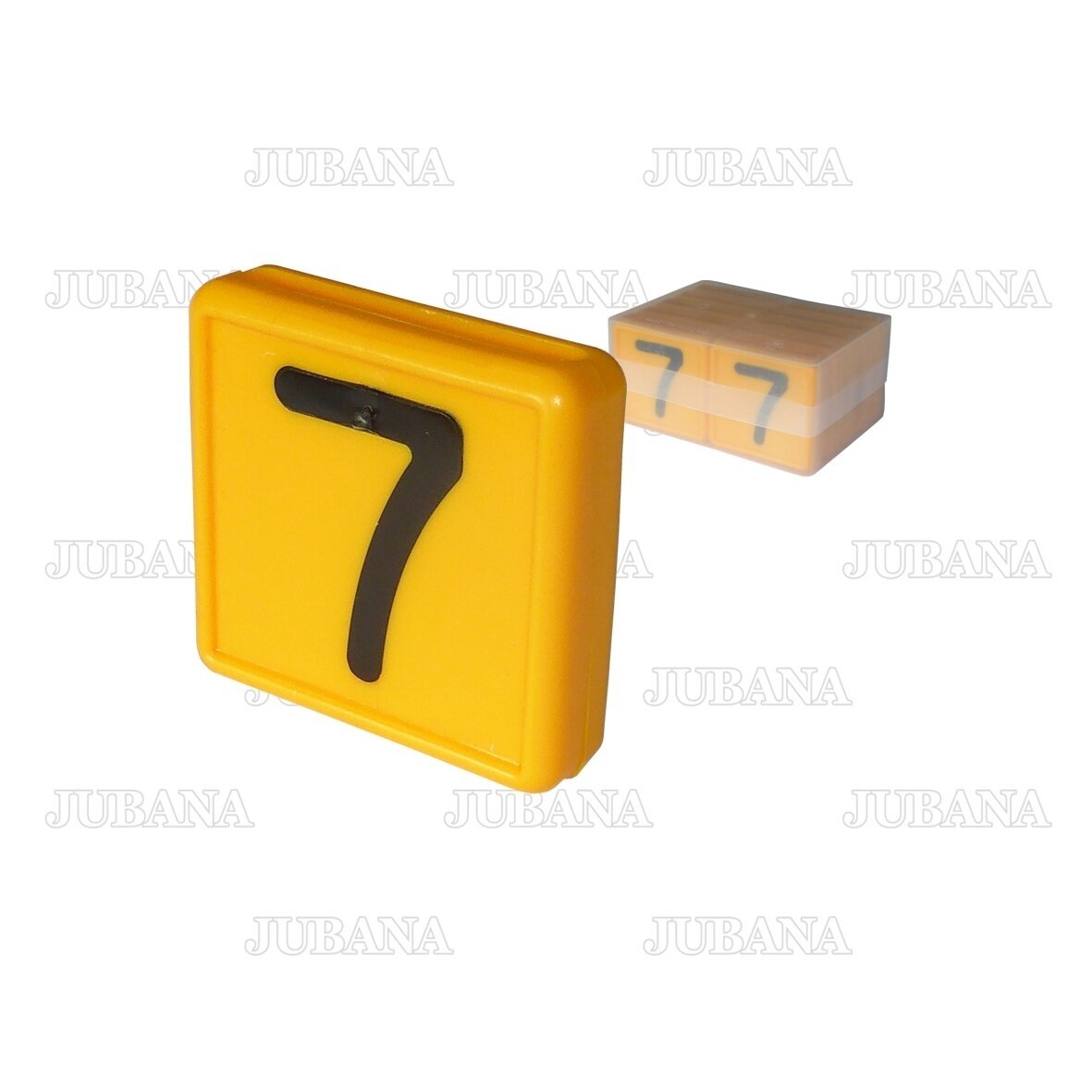 Skaičius indentifikavimo kaklajuostei "7"