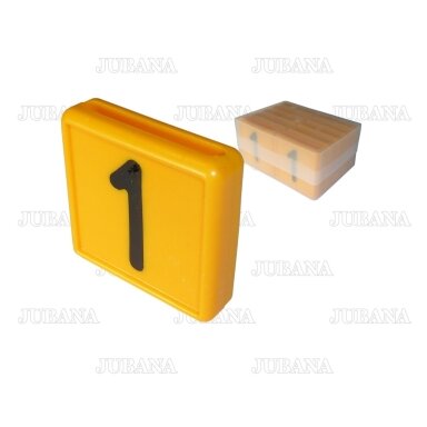 Number for identification lanyard '1'
