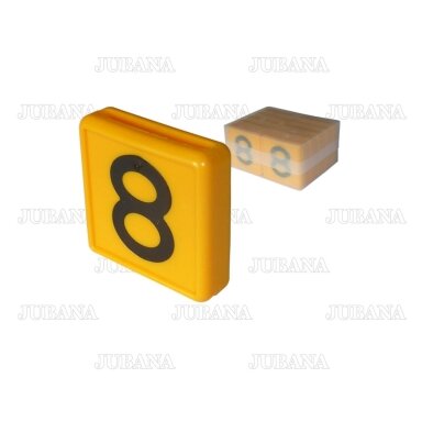 Number for the lanyard identification '8'